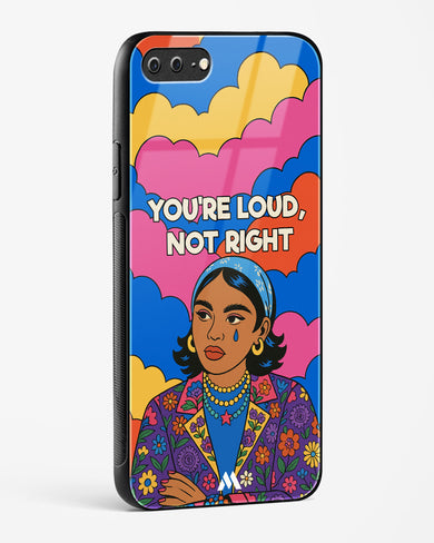 Loud Not Right Glass Case Phone Cover (Apple)