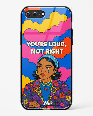 Loud Not Right Glass Case Phone Cover (Apple)