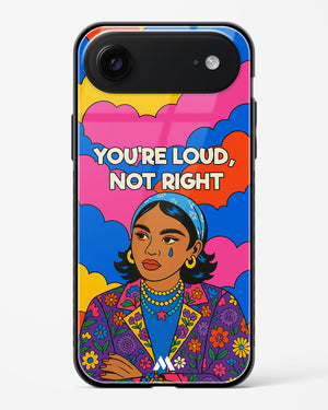 Loud Not Right Glass Case Phone Cover (Apple)