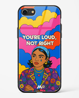 Loud Not Right Glass Case Phone Cover (Apple)