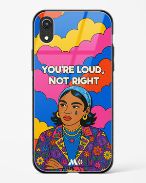 Loud Not Right Glass Case Phone Cover (Apple)