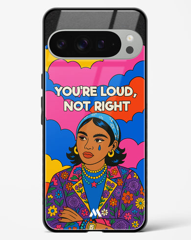 Loud Not Right Glass Case Phone Cover (Google)