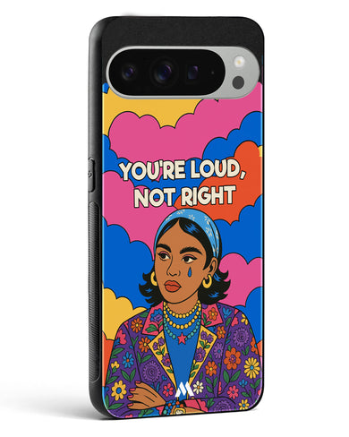Loud Not Right Glass Case Phone Cover (Google)