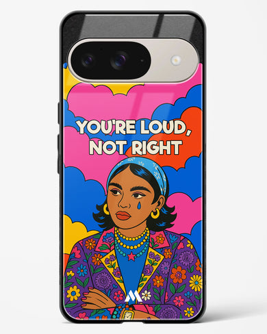 Loud Not Right Glass Case Phone Cover (Google)