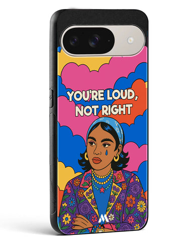 Loud Not Right Glass Case Phone Cover (Google)