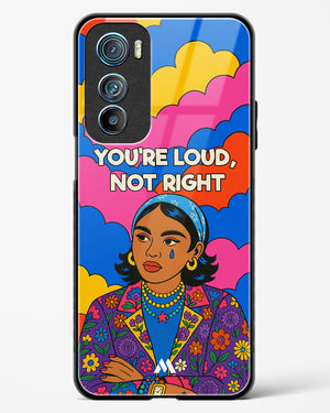 Loud Not Right Glass Case Phone Cover (Motorola)