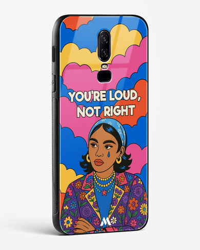 Loud Not Right Glass Case Phone Cover (OnePlus)