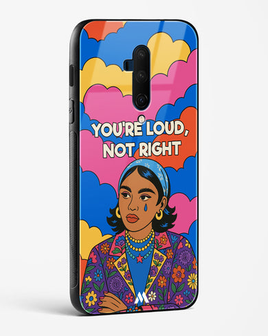 Loud Not Right Glass Case Phone Cover (OnePlus)