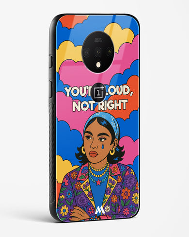 Loud Not Right Glass Case Phone Cover (OnePlus)