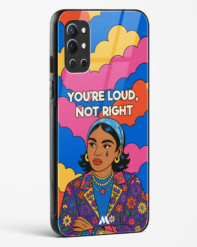 Loud Not Right Glass Case Phone Cover (OnePlus)