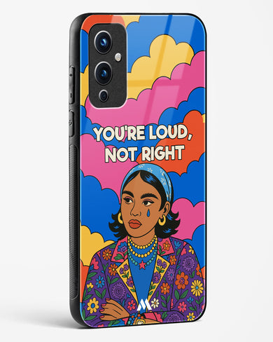 Loud Not Right Glass Case Phone Cover (OnePlus)