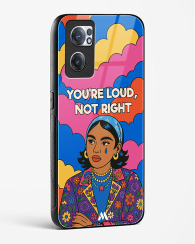 Loud Not Right Glass Case Phone Cover (OnePlus)