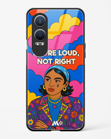 Loud Not Right Glass Case Phone Cover (OnePlus)