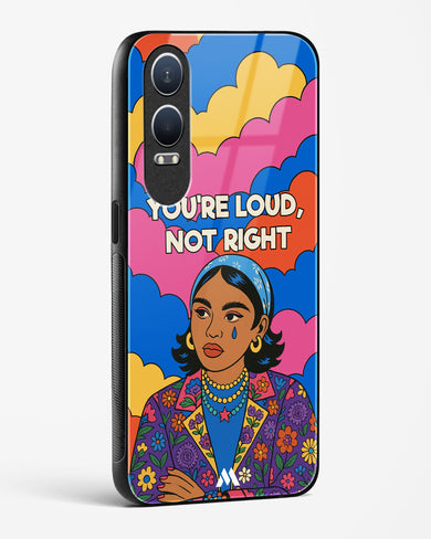 Loud Not Right Glass Case Phone Cover (OnePlus)