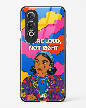 Loud Not Right Glass Case Phone Cover (OnePlus)