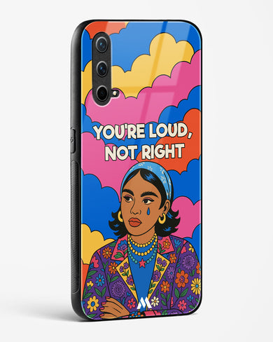 Loud Not Right Glass Case Phone Cover (OnePlus)