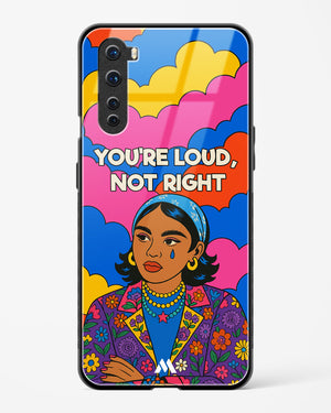 Loud Not Right Glass Case Phone Cover (OnePlus)