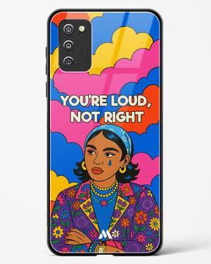 Loud Not Right Glass Case Phone Cover (Samsung)