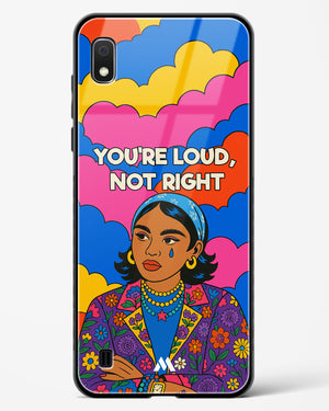 Loud Not Right Glass Case Phone Cover (Samsung)