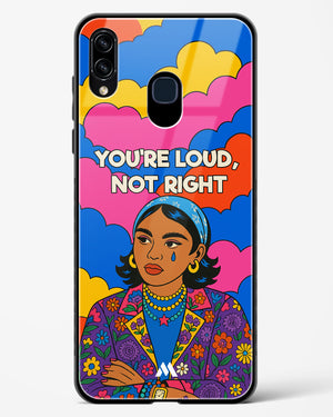 Loud Not Right Glass Case Phone Cover (Samsung)