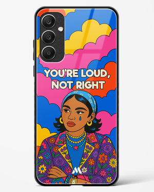 Loud Not Right Glass Case Phone Cover (Samsung)