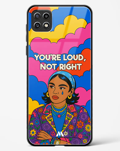Loud Not Right Glass Case Phone Cover (Samsung)