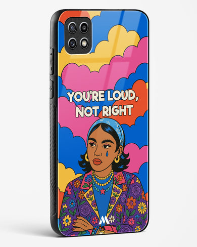 Loud Not Right Glass Case Phone Cover (Samsung)