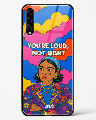 Loud Not Right Glass Case Phone Cover (Samsung)