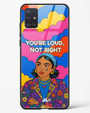 Loud Not Right Glass Case Phone Cover (Samsung)