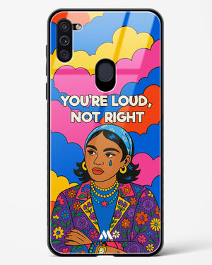 Loud Not Right Glass Case Phone Cover (Samsung)