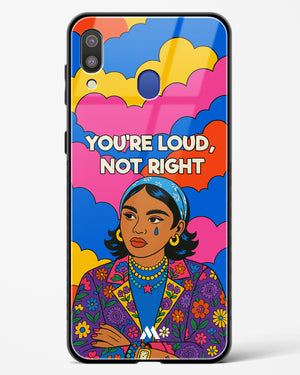 Loud Not Right Glass Case Phone Cover (Samsung)