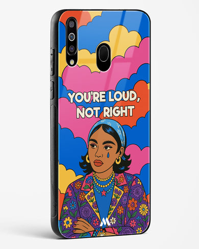 Loud Not Right Glass Case Phone Cover (Samsung)