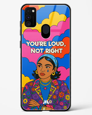 Loud Not Right Glass Case Phone Cover (Samsung)