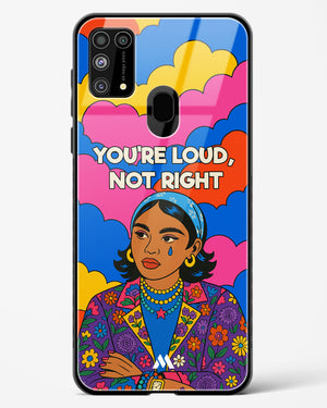 Loud Not Right Glass Case Phone Cover (Samsung)