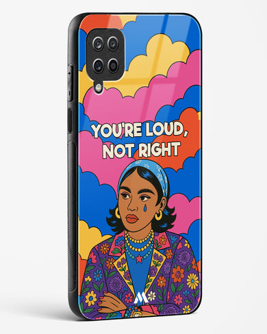 Loud Not Right Glass Case Phone Cover (Samsung)