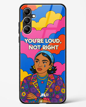 Loud Not Right Glass Case Phone Cover (Samsung)