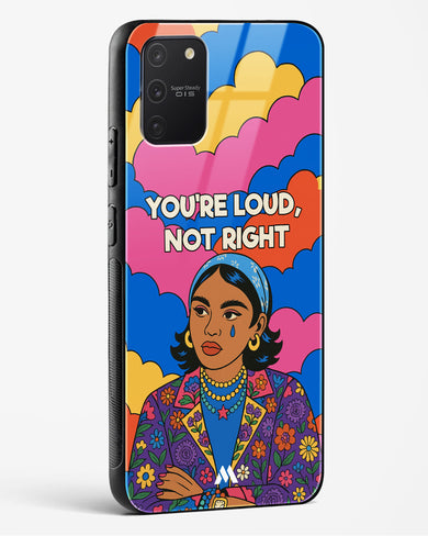 Loud Not Right Glass Case Phone Cover (Samsung)