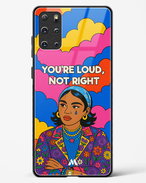 Loud Not Right Glass Case Phone Cover (Samsung)