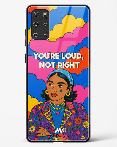 Loud Not Right Glass Case Phone Cover (Samsung)