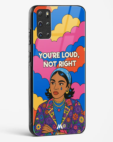 Loud Not Right Glass Case Phone Cover (Samsung)