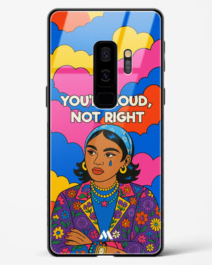 Loud Not Right Glass Case Phone Cover (Samsung)