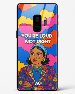 Loud Not Right Glass Case Phone Cover (Samsung)