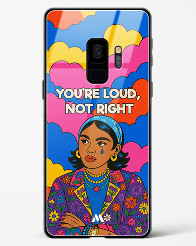 Loud Not Right Glass Case Phone Cover (Samsung)