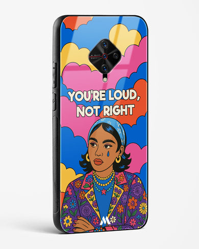 Loud Not Right Glass Case Phone Cover (Vivo)