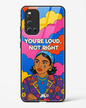 Loud Not Right Glass Case Phone Cover (Vivo)