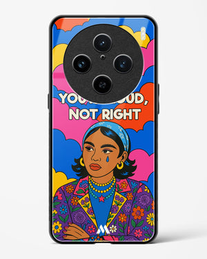 Loud Not Right Glass Case Phone Cover (Vivo)