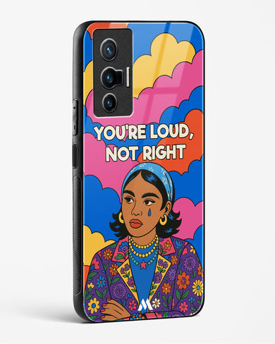 Loud Not Right Glass Case Phone Cover (Vivo)