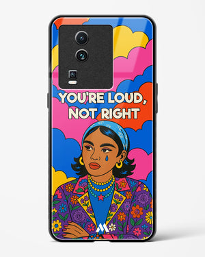 Loud Not Right Glass Case Phone Cover (Vivo)