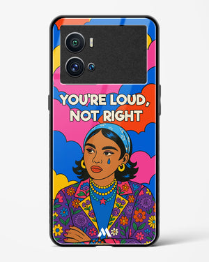 Loud Not Right Glass Case Phone Cover (Vivo)