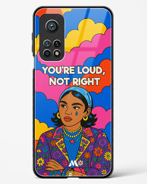 Loud Not Right Glass Case Phone Cover (Xiaomi)
